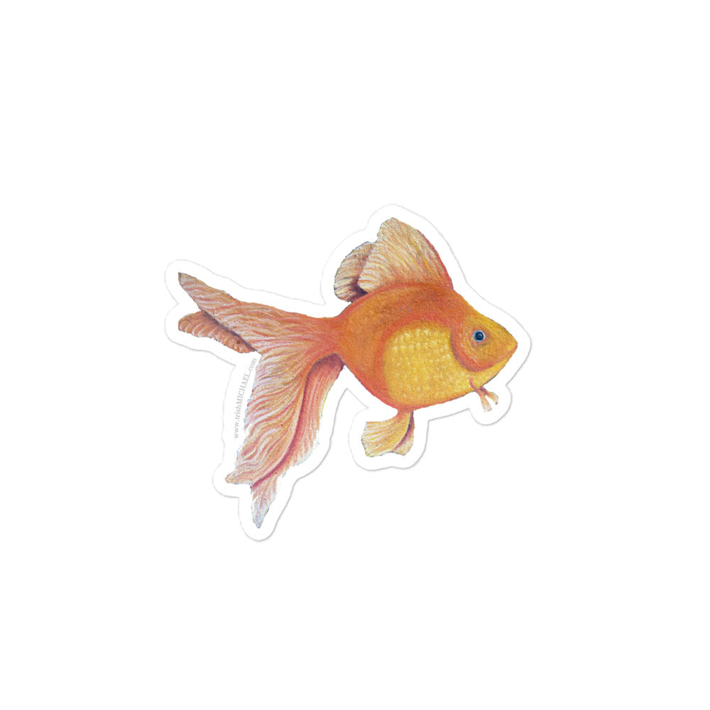 Goldfish Bubble-free sticker