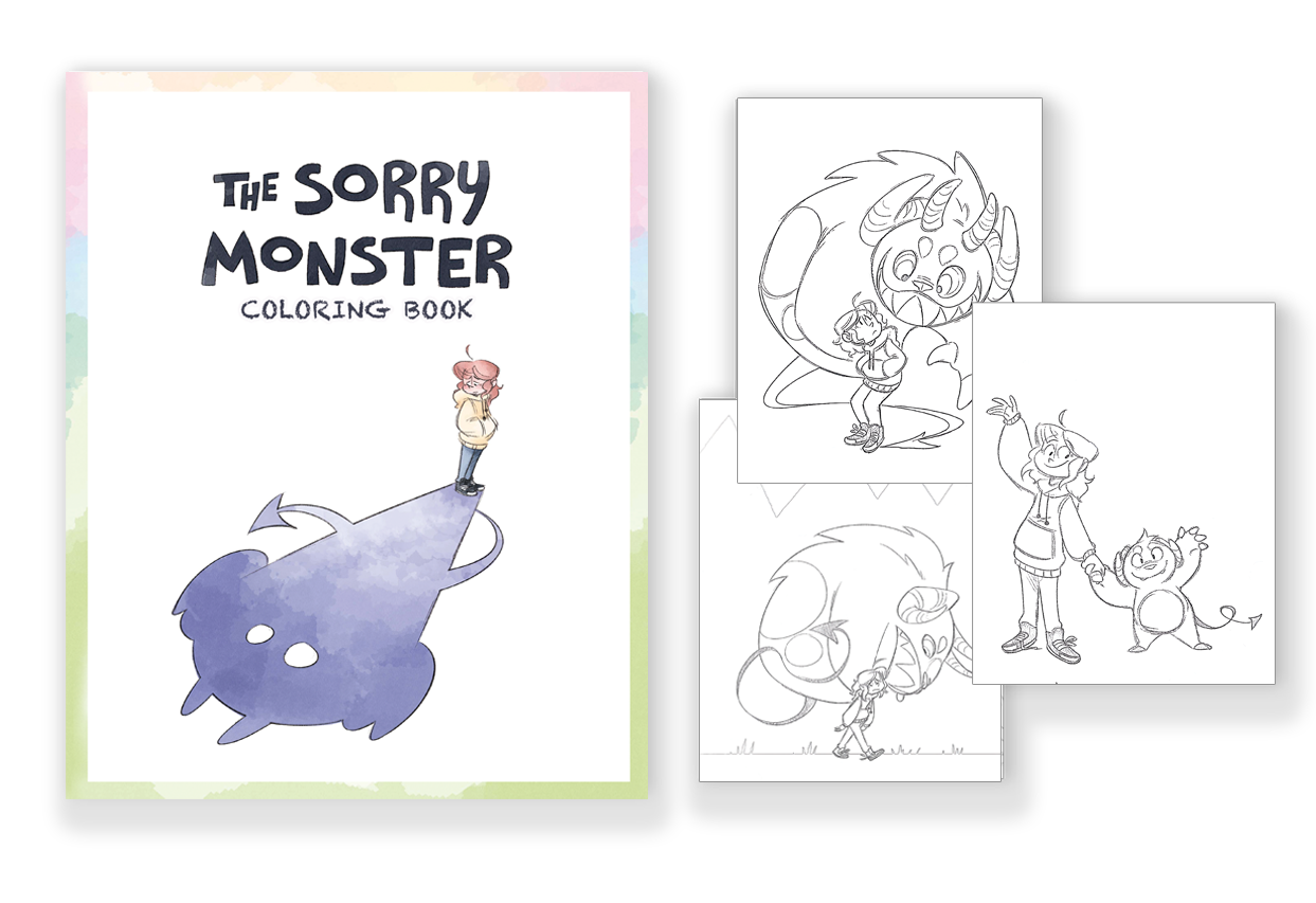 Sorry Not Sorry Books Bundle - The Sorry Monster Book and Coloring Book